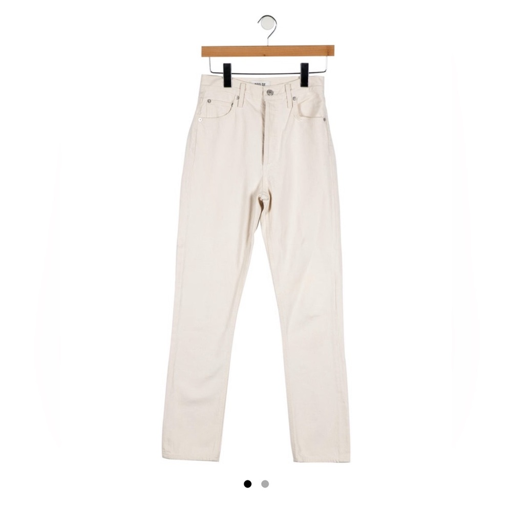AGOLDE Remy High Rise Straight Leg Cream/White Jeans